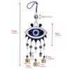 Evil Eye Wind Chimes and Wall Hanging Decoration - Big