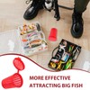 Kisangel Fishing Bait Set 10pcs Plastic Bait Cup Lure Feeder