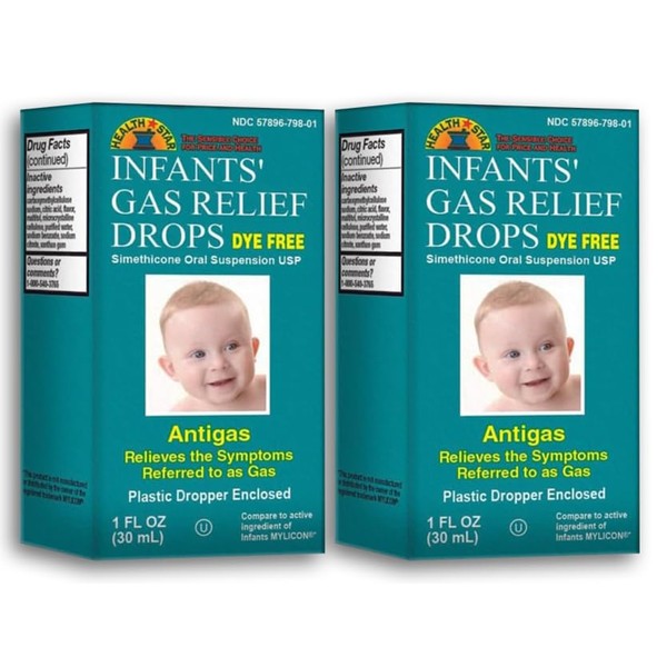 GeriCare Infants’ Gas Relief Drops Simethicone Drops for Infants, Relieves