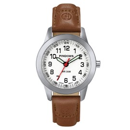 PINDOWS Women's Watch, Classic Business Analog Quartz Small Ladies Watch, 3ATM Waterproof Fashion Dress Watch with Easy Read Luminous Dial, Gold Case with Black Strap, Classic