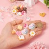 Beadthoven Resin Pendants Cupcake Dessert Pendants for Jewellery Making, Resin,
