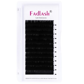 Fadlash Easy Fan Lashes C Curl 0.03 13mm Single Lashes Russian Lashes Natural Look Self Fanning Eye Lashes Automatic Blooming Russian Eyelashes Extensions(0.03-C-13)