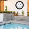 Aurowit Atomic Outdoor Wall Clock 18 Inch Sealed Outdoor Waterproof