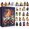 Calendario de Adviento de Halloween con 24 Figuras de Gnomos