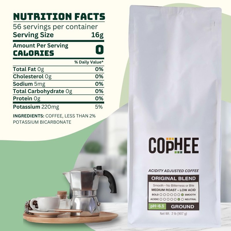 Low Acid Coffee – Original Blend – Bulk Pack –