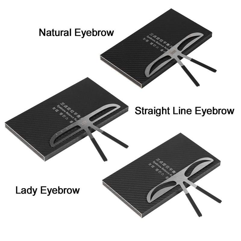 , Eyebrow Shaping Stencil, 3 Types Professional Eyebrow Stencil Shaping