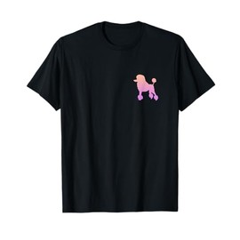 Poodle Pocket Silhouette Poodle Lover Dog Owner T-Shirt