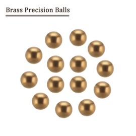 Kozelo 100pcs Brass Precision Balls - [4mm] Round for Bearings Bushings Valves, Machinery, Automotive, and DIY Use