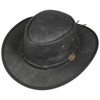 Scippis Springbrook Unisex Leather Hat, black