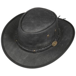 Scippis Springbrook Unisex Leather Hat, black