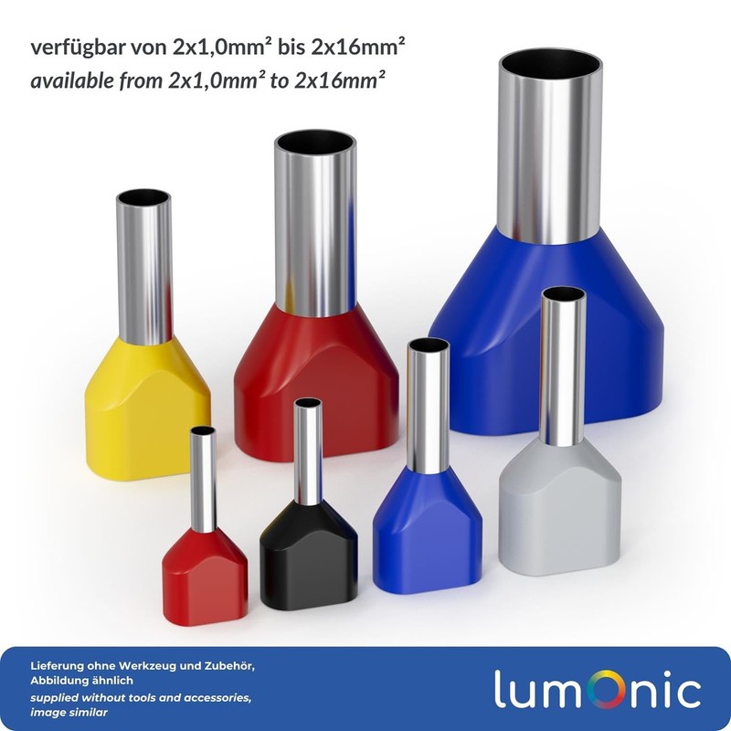 Twin Wire End Ferrules 2 x 10.0 mm2 / 12