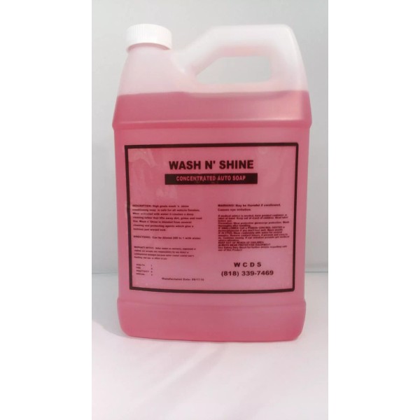 WCDS Wash and Shine Auto Car Wash Soap and Shampoo