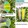 Djenpinex 25 Pack Thick Iridescent Plastic Cups 12oz - Bright