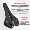 GORIX Bike Saddle Seat Comfortable Cushion with Rail Mountain Road