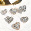 OnTheGrip Cute Cubic Diamond Heart Shape Design Collapsible Expandible Mobile