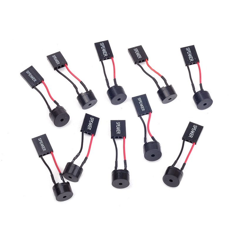 Cylewet 10Pcs Mainboard Computer PC Internal Speaker Buzzer Computer Case