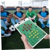 KOMBIUDA Soccer Match Board Football Competition Accessory Magnetic Coaching Tactical