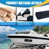 Desunqin 2 Pack Carpeted Marine Boat Trailer Bunks, Boat or