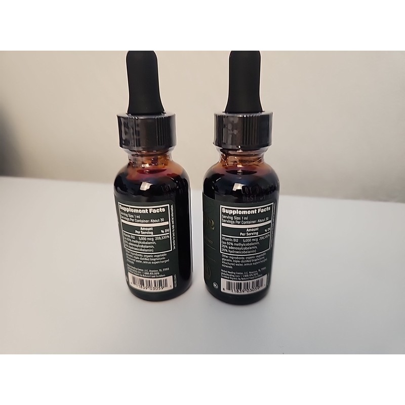 Global Healing Center Vitamin B12, 5000 mcg, Organic Liquid Sublingual