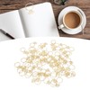 80pcs Ring Shape Paper Clips Rustproof Multifunction Multifunction with Clear