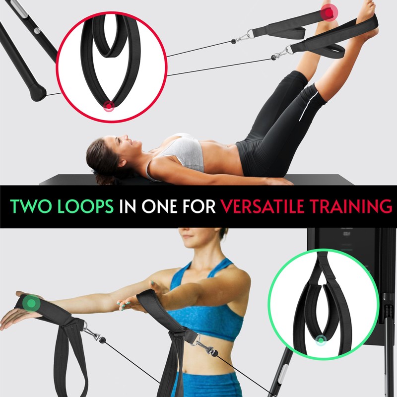 Crostice 2-Pack Pilates Loops Compatible with Tonal Machine, Soft Straps