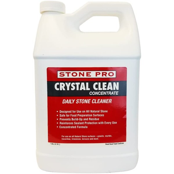 Stone Pro Crystal Clean - Daily Stone and Tile Cleaner - Concentrate - 1 Gallon