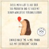 Mr. & Mrs. Panda Personalisierte Grußkarte Igel Luftballon - Personalisierte