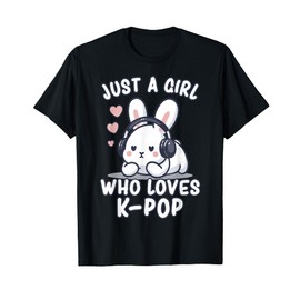 K-Pop | Just A Girl Who Loves KPop | Kawaii Cute K-Pop Girls T-Shirt
