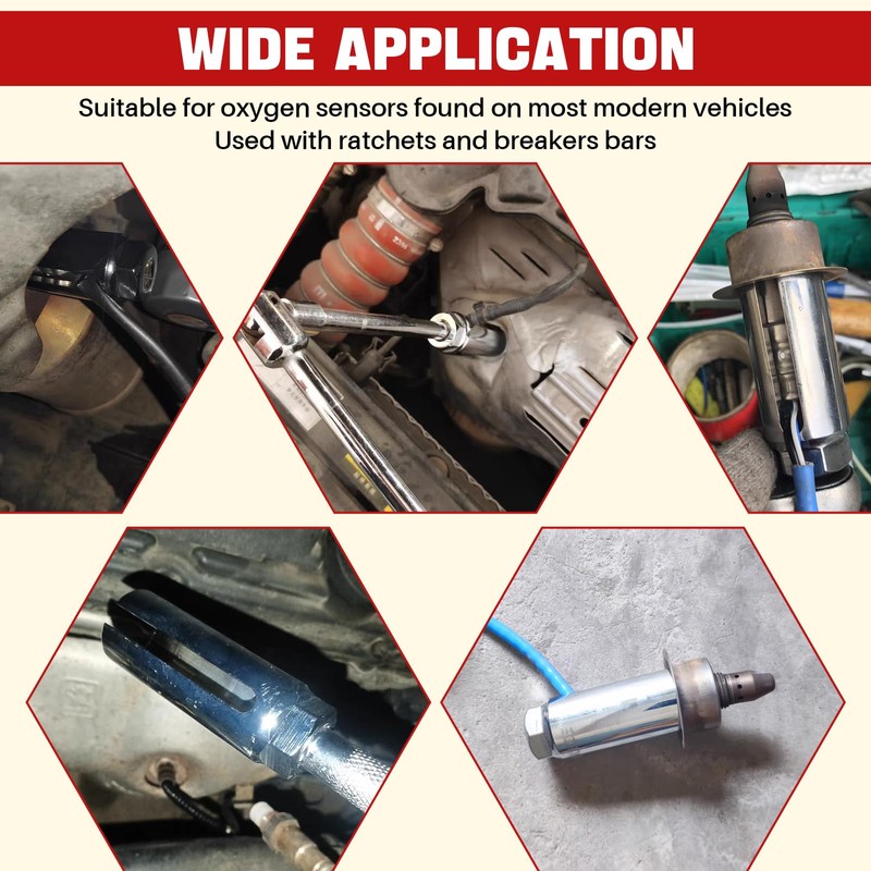 DASBET 5PCS O2 Oxygen Sensor Socket | Automotive O2 Sensor