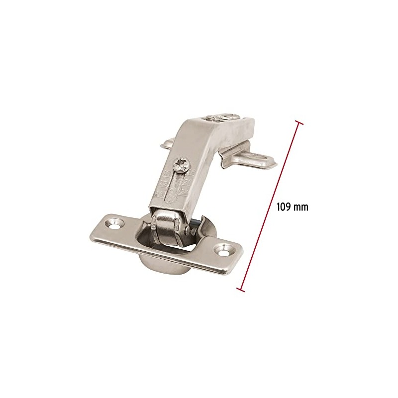 Hermex BIDI-135, Bisagras bidimensional, 135°, bolsa 2 piezas