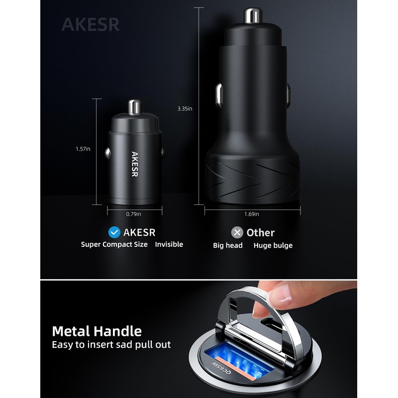 AKESR 65W Car Charger