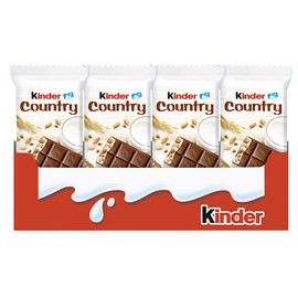 Kinder Country Chocolate Bar, 0.83 Ounce (Pack of 40)