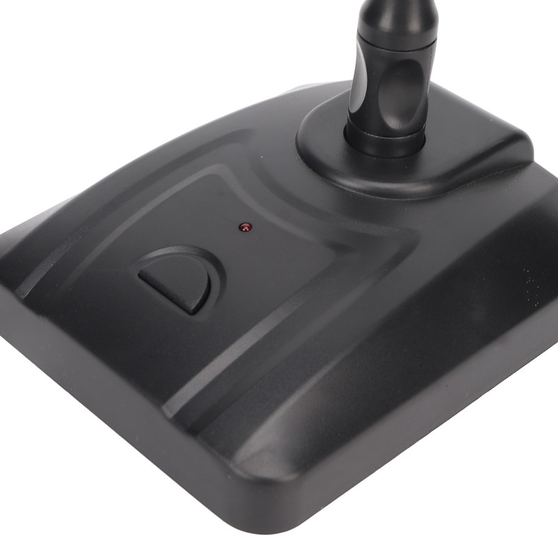 Gooseneck Condenser Microphone Flexible 6.35mm Wired Desktop Microphone for Broadcasting