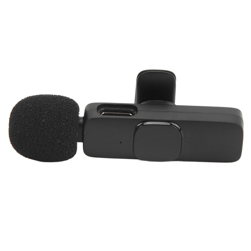 Wireless Lavalier Microphone Intelligent Noise Cut Automatic Pairing Compact Microphone