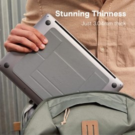 MOFT - Soporte calcomanía para computadora portátil con 2 ángulos de visión ajustables, soporte plegable y portátil para computadora compatible con MacBook Air, MacBook Pro de 11.6 a 16.6 pulgadas,