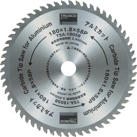 TRUSCO TSA-18058 Aluminum Cut, Φ7.1 inches (180 mm)