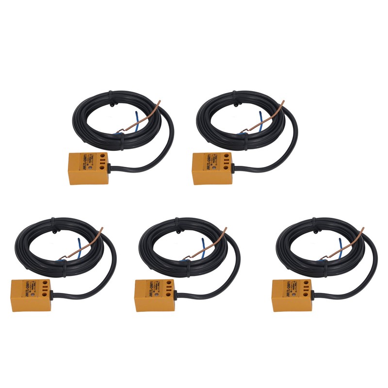 5Pcs Proximity Switch NPN Normally Closed IP65 28Hz Working Frequency