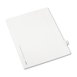 Individual Legal Exhibit Dividers - Avery Style, E