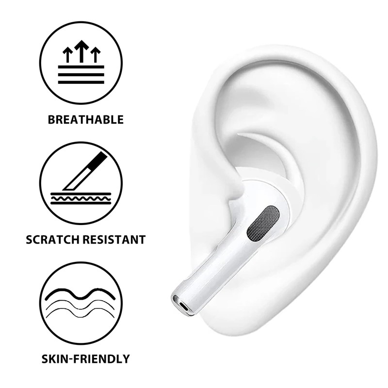 Ear Hooks for AirPods 4 (2024) [Added Storage Pouch] 4