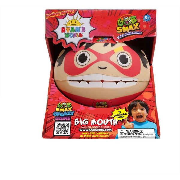 RYAN'S WORLD Big Mouth Carry Case with Gobsmax