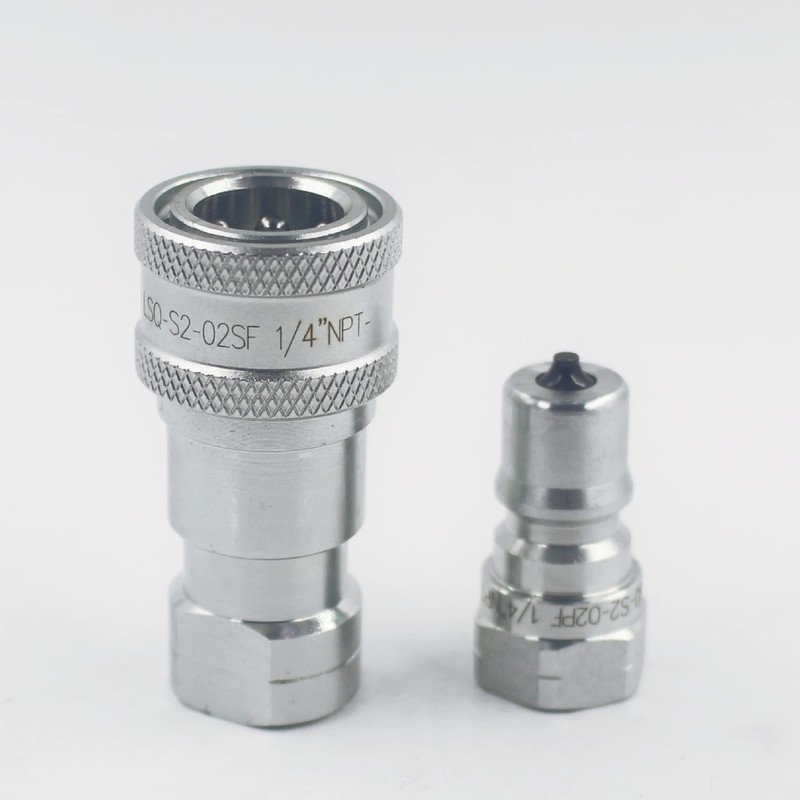 LSQ 1/4'' NPT Kubota 7J612-66323 K2581-66220 Replacement Quick Disconnect Hydraulic