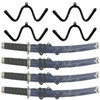 pmsanzay 4Pack Mini Wall-Mounted Sword Stand Display Rack,Sword Holder,Sword Hook,Sword