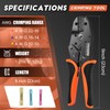 Crimping Tool Ratcheting Wire Crimper With 340PCS Heat Shrink Butt