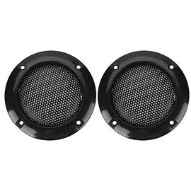 2 Inch Speaker Grill Cover, Speaker Decorative Steel Mesh Circle Car Speaker Protective Mesh Cover Replacement(Black)