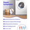 WH16X26908 WH16X26909 Washing Machine Hanging Rod Kit Compatible with GE
