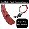 GYUPTRK Side Marker Pigtail Connector Harness Fit for Dodge Charger