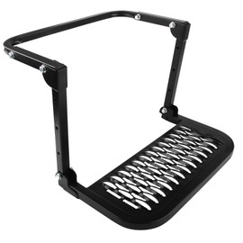 Godimg Black TireStep，Folding Adjustable，Folding Heavy Duty Tire Step for Truck, SUV and RV,Adjustable Tire Mounted Step Fit Most Tire from 9'' to 13'', Rated up to 300 Lbs