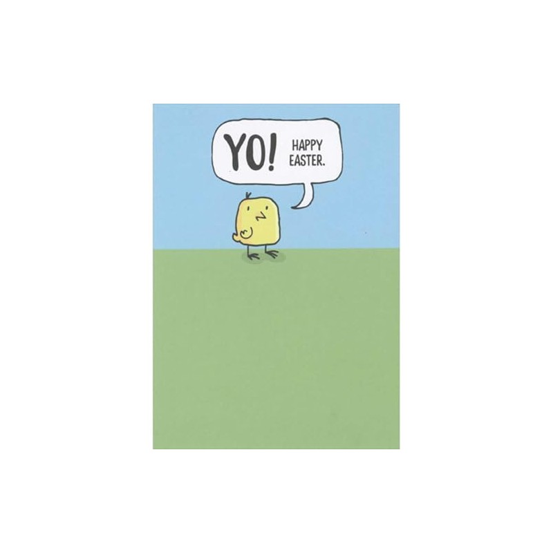 Sellers Publishing RSVP Yo, Happy Easter: Small Yellow Chick Funny