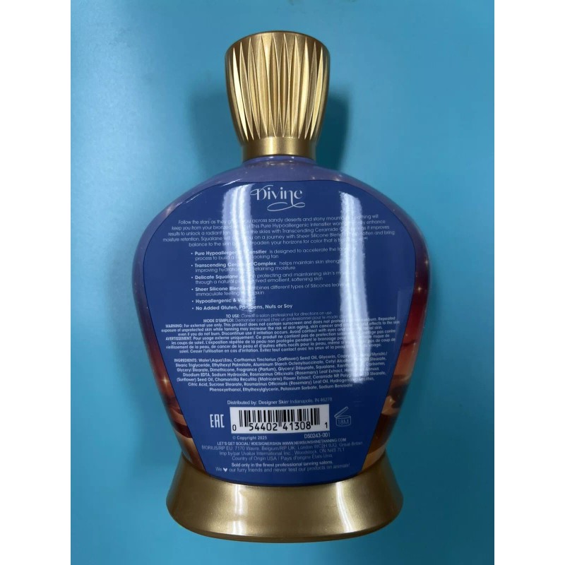 Designer Skin 2025 Divine Tanning Lotion