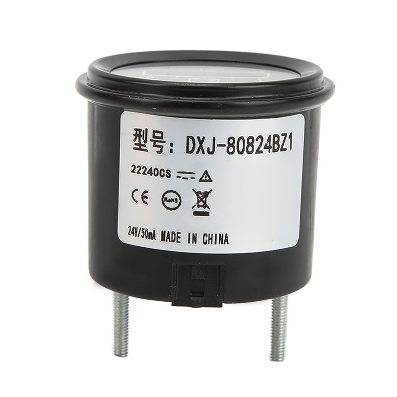24V Round Battery Gauge 10 Levels LED Battery Indicator for